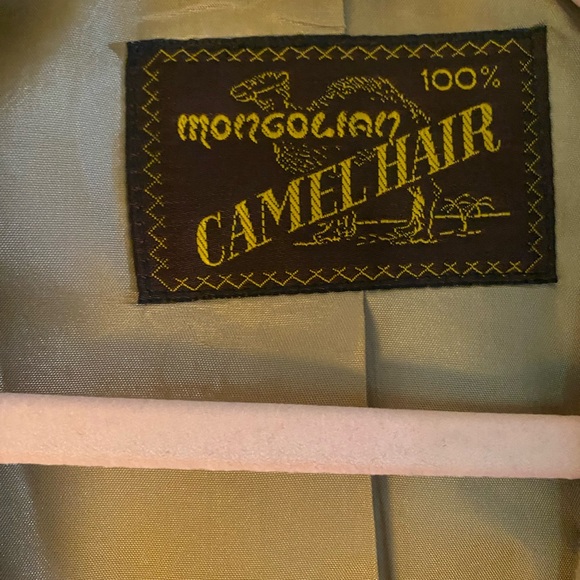 Camel Hair Blazer Size 6 Vintage - Picture 12 of 14